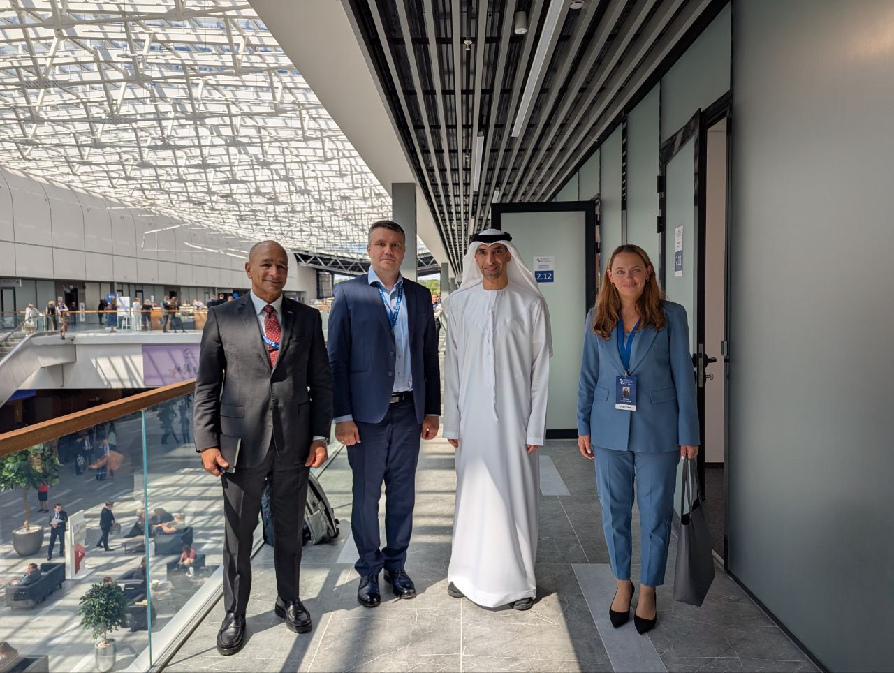 With H.E. Dr. Thani Bin Ahmed Al Zeyoudi (UAE), Eurasian Economic Forum, Minsk 2025